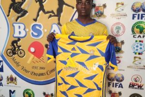 16-year-old left winger, Aku-Anthony Lemuel Ajeka joins Buruj Sports Academy as reported by Channels Tv